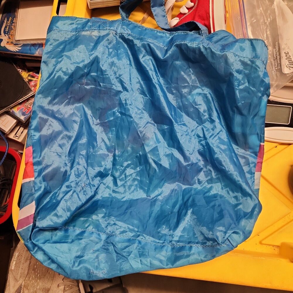 Vintage Disney Little Mermaid ARIEL Travel Reusable Tote Bag Blue - Picture 2 of 4